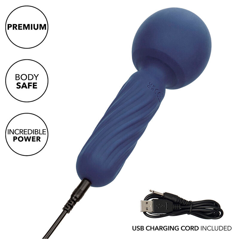 CALEXOTICS - CHARISMA SEDUCTION 12 FUNCTION MASSAGER 17.75 CM X 6.25 CM PURPLE
