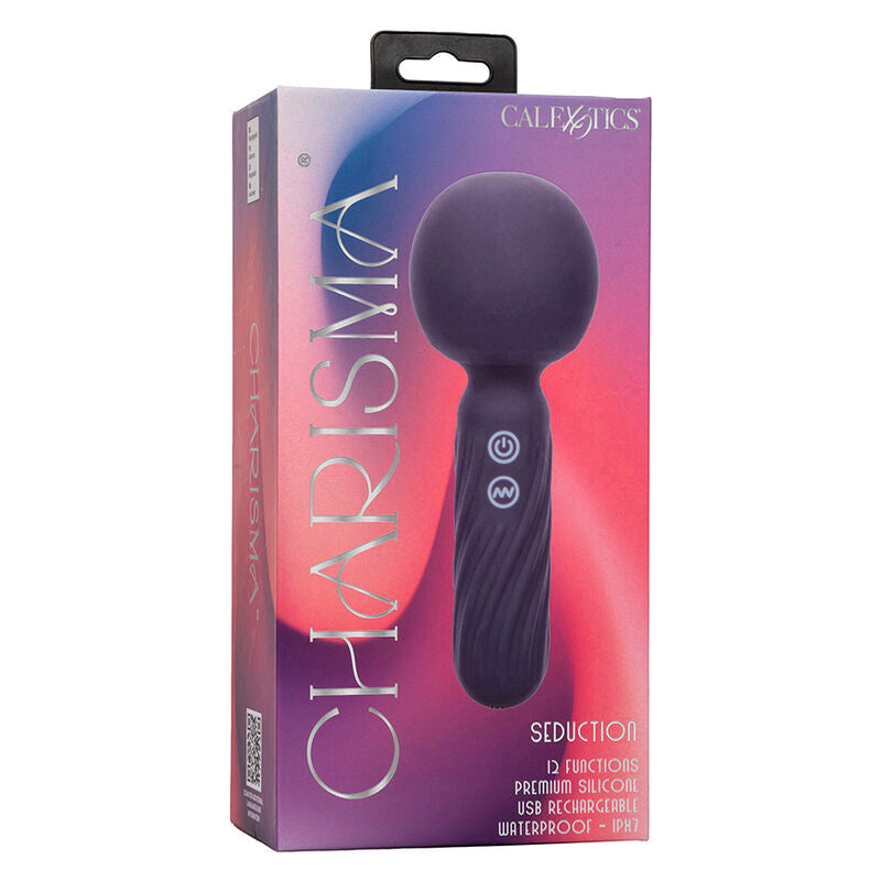 CALEXOTICS - CHARISMA SEDUCTION 12 FUNCTION MASSAGER 17.75 CM X 6.25 CM PURPLE