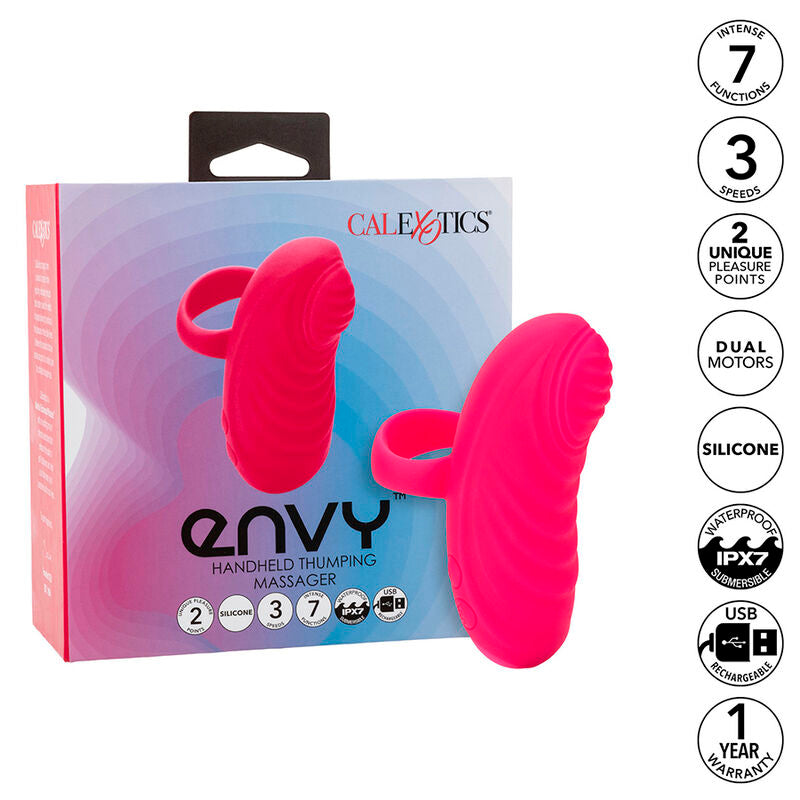 CALEXOTICS - ENVY 7-FUNCTION BULLET MASSAGER PINK