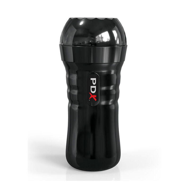 PDX EXTREME - SELF-LUBRICATING TRANSPARENT SLIDE & GLIDE MASTURBATOR