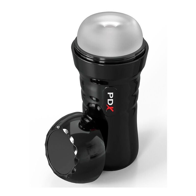PDX EXTREME - SELF-LUBRICATING TRANSPARENT SLIDE & GLIDE MASTURBATOR