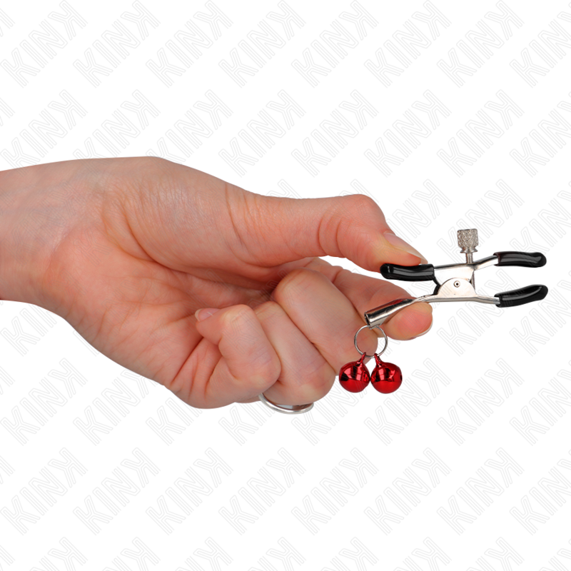 KINK - DOUBLE BELL TONGS RED 6 CM