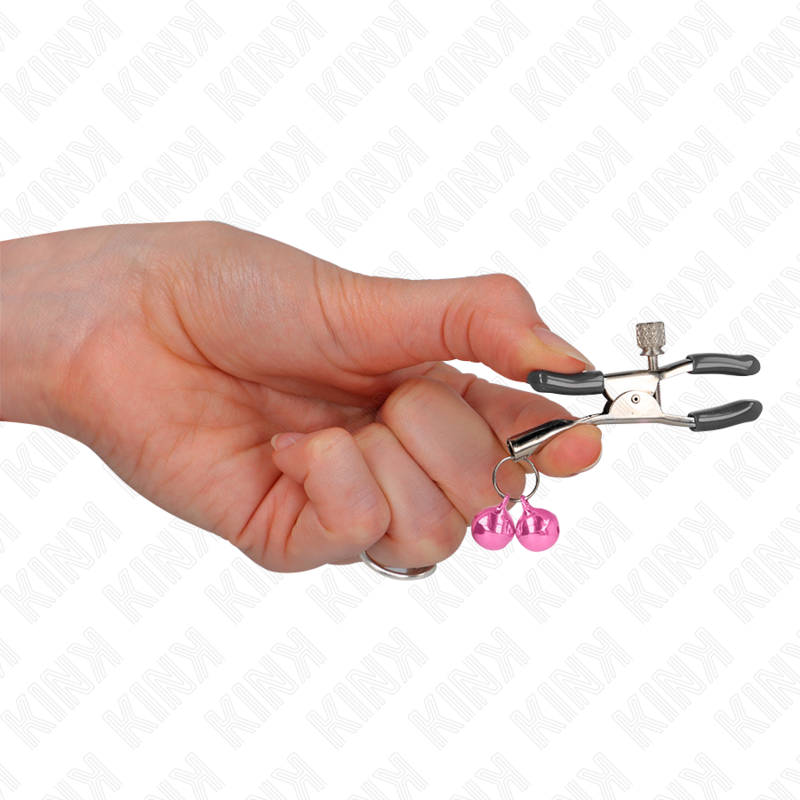 KINK - PINK DOUBLE BELL TONGS 6 CM