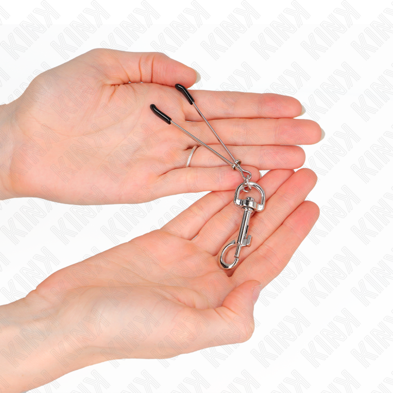 KINK - METON CLIP FINE HOOK SILVER 7 CM