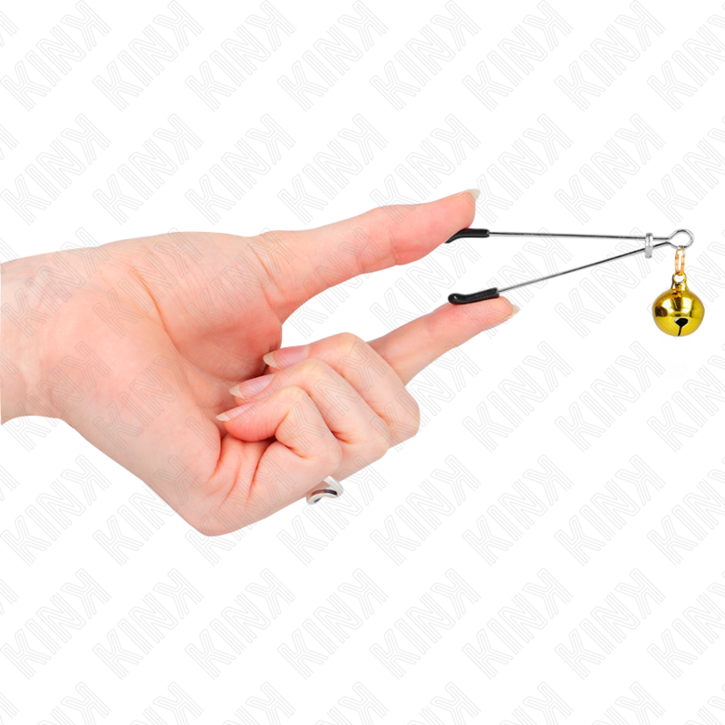 KINK - BELL SHAPED SLIM PHONE GRIPS GOLD 7 CM