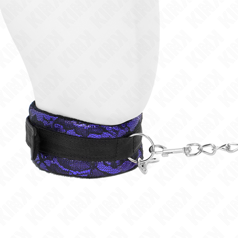 KINK - VELVET LACE CHOKER WITH 105 CM BELT AND 44 X 5.5 CM NYLON TRIM