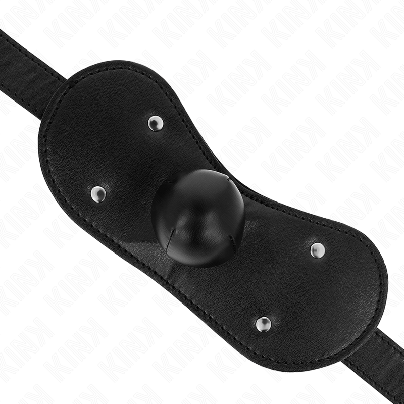KINK - CURLY MASK BALL GAG WITH ADJUSTABLE LOCK 42-60 CM