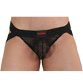 BURN - 005 BLACK JOCKSTRAP LINGERIE S