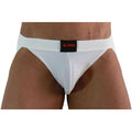BURN - 007 WHITE LYCRA JOCK L