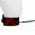 KINK - LACE COLLAR WITH BELT REAL LEATHER 105 CM / 44 X 5.5 CM