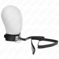 KINK - STUDDED LEASH 116 CM COLLAR WITH LEATHER STRAP 50 X 5 CM