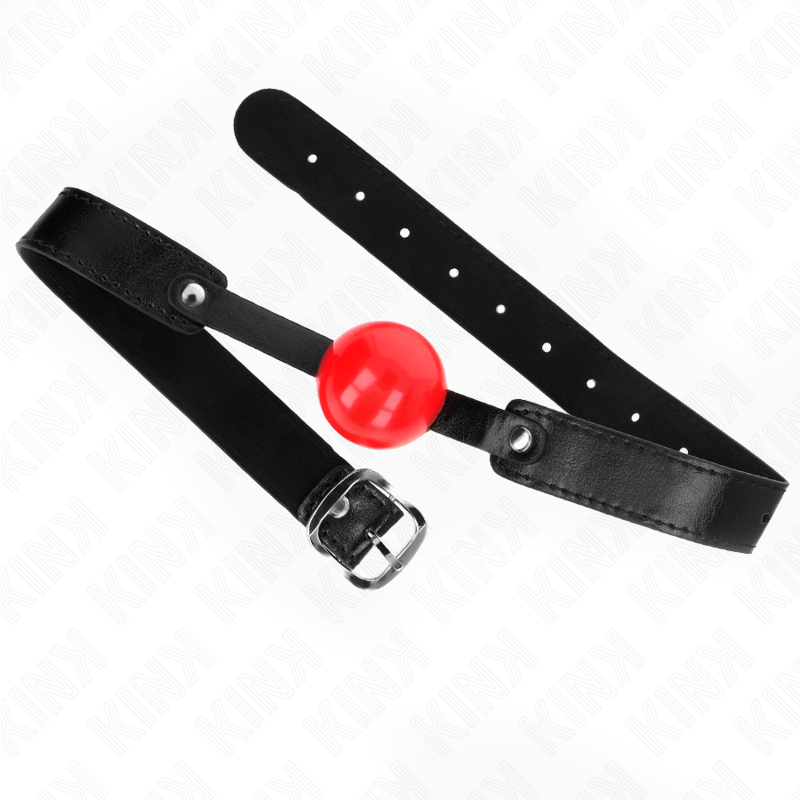 KINK - SOFT TPE BALL GAG MODEL 1 66 x 2.5 CM ADJUSTABLE 41-61 CM