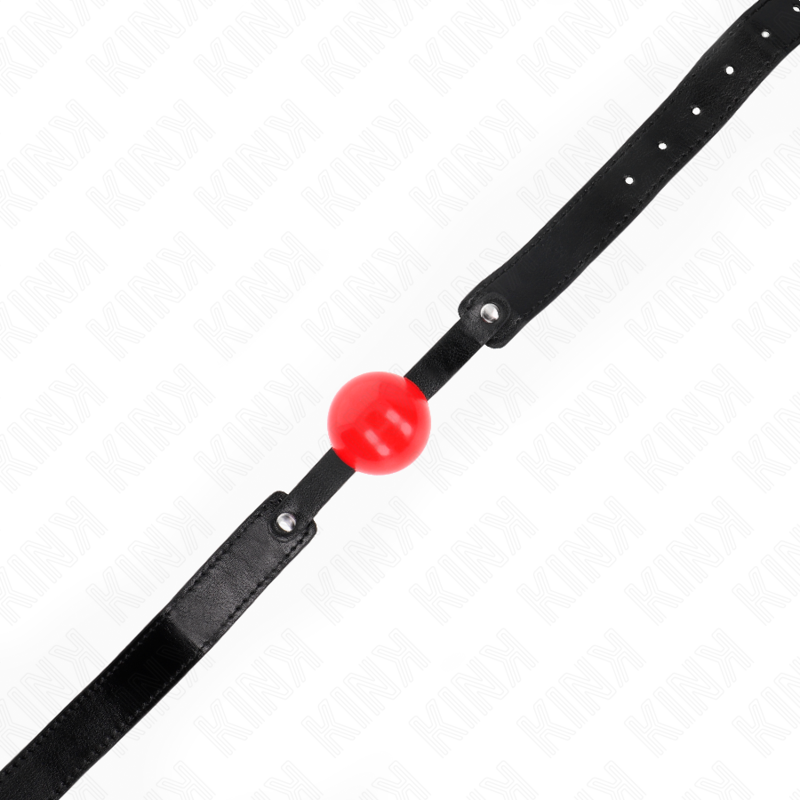 KINK - SOFT TPE BALL GAG MODEL 1 66 x 2.5 CM ADJUSTABLE 41-61 CM