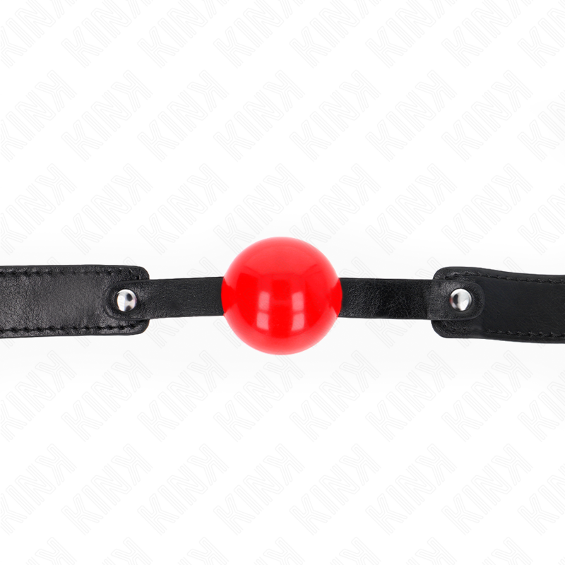 KINK - SOFT TPE BALL GAG MODEL 1 66 x 2.5 CM ADJUSTABLE 41-61 CM