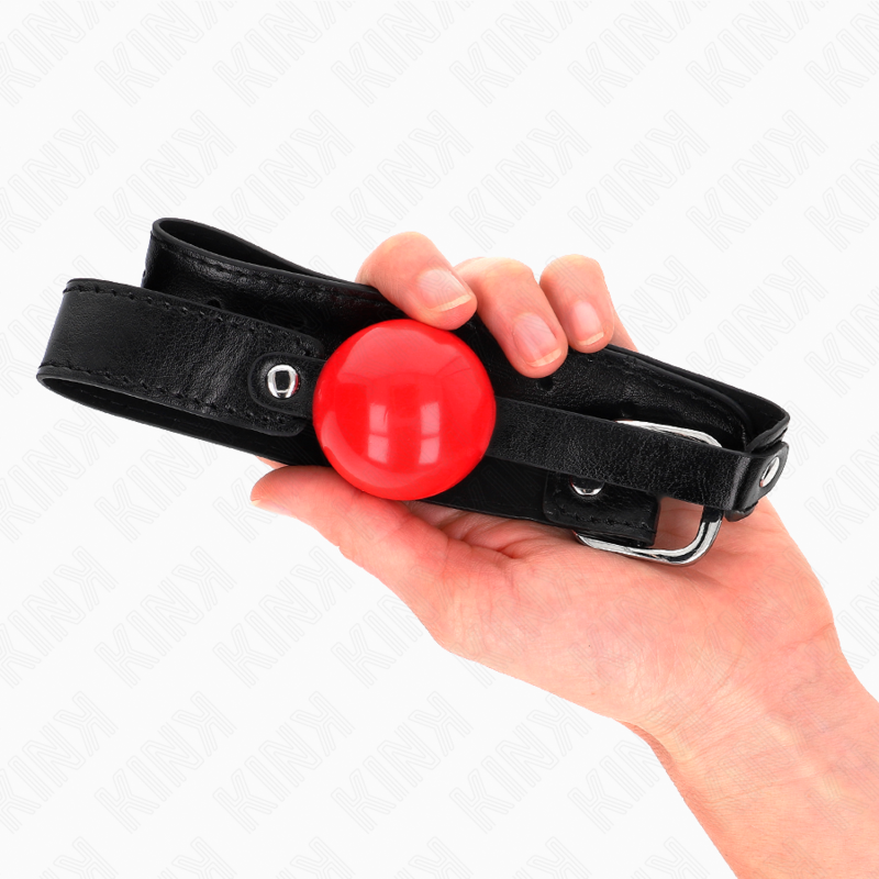 KINK - SOFT TPE BALL GAG MODEL 1 66 x 2.5 CM ADJUSTABLE 41-61 CM