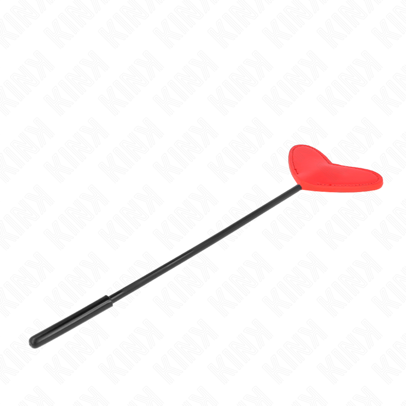 KINK - RED HEART-SHAPED PADDLE 33 X 10 CM
