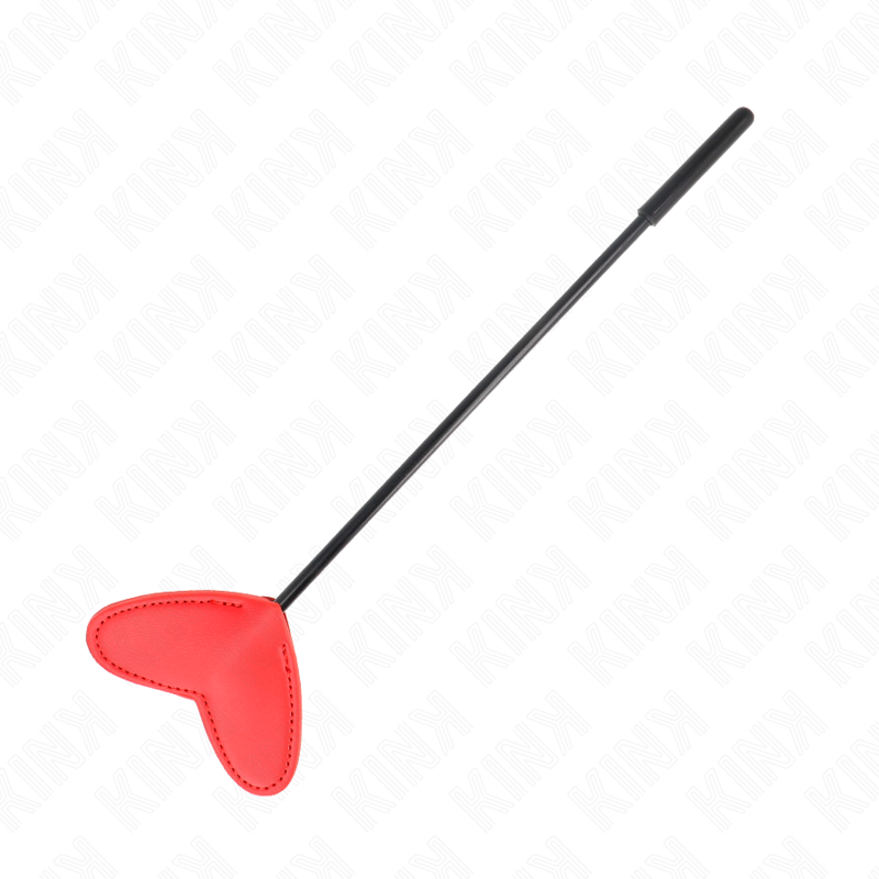 KINK - RED HEART-SHAPED PADDLE 33 X 10 CM
