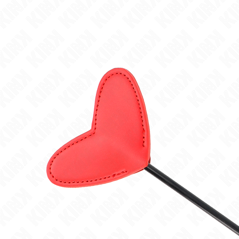 KINK - RED HEART-SHAPED PADDLE 33 X 10 CM