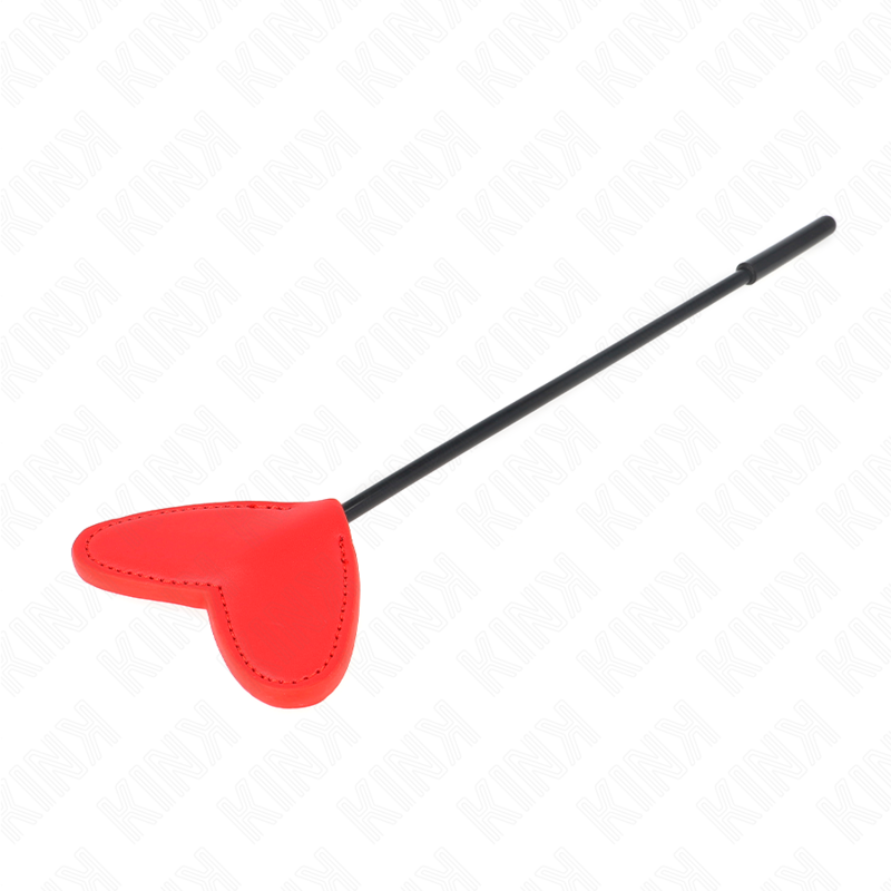 KINK - RED HEART-SHAPED PADDLE 33 X 10 CM