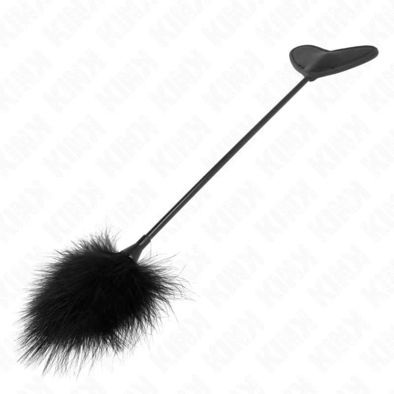 KINK - FEATHER TICKLER WITH HEART PADDLE 31 CM