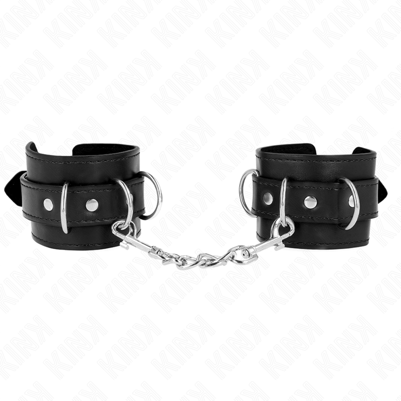 KINK - 3 ADJUSTABLE WRIST RESTRAINTS BLACK 17.5-25 CM X 6 CM