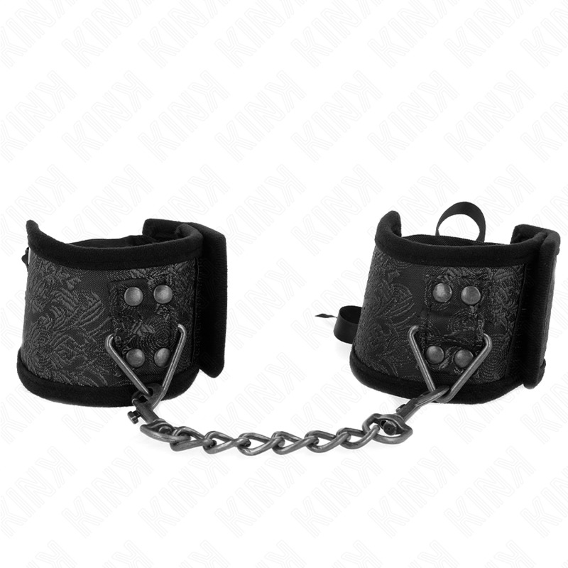 KINK - SCANDAL LACE CUFFS BLACK 24.5 CM X 6.5 CM