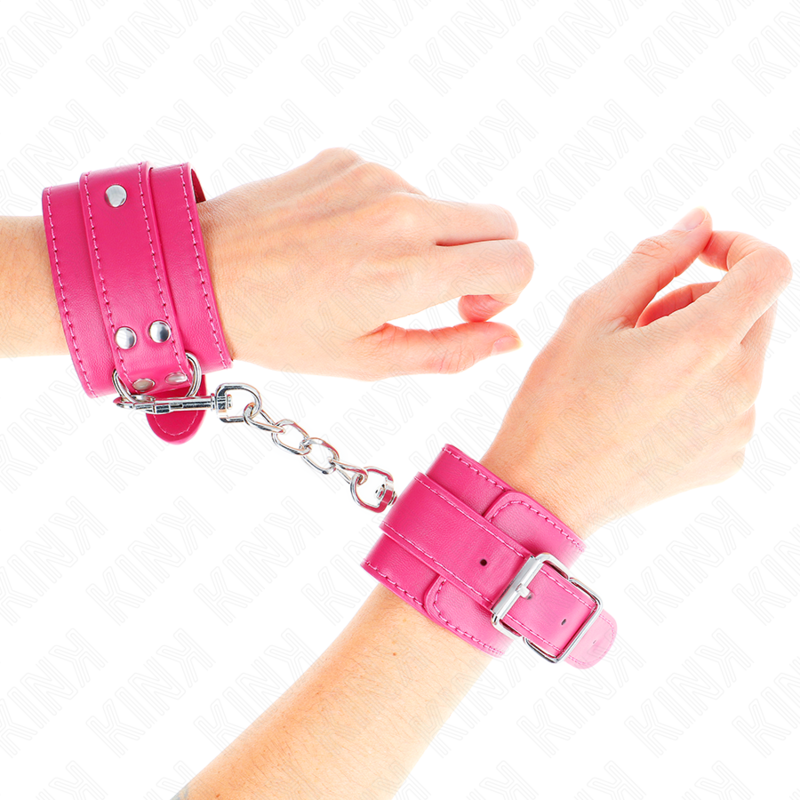 KINK - RASPBERRY PINK WRIST REST WITH ADJUSTABLE RASPBERRY PINK LINING 20-28 CM X 5.5 CM