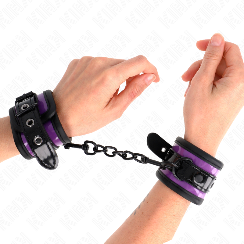KINK - ADJUSTABLE LIGHT PURPLE NEOPRENE WRISTBANDS 21-28 CM X 5 CM