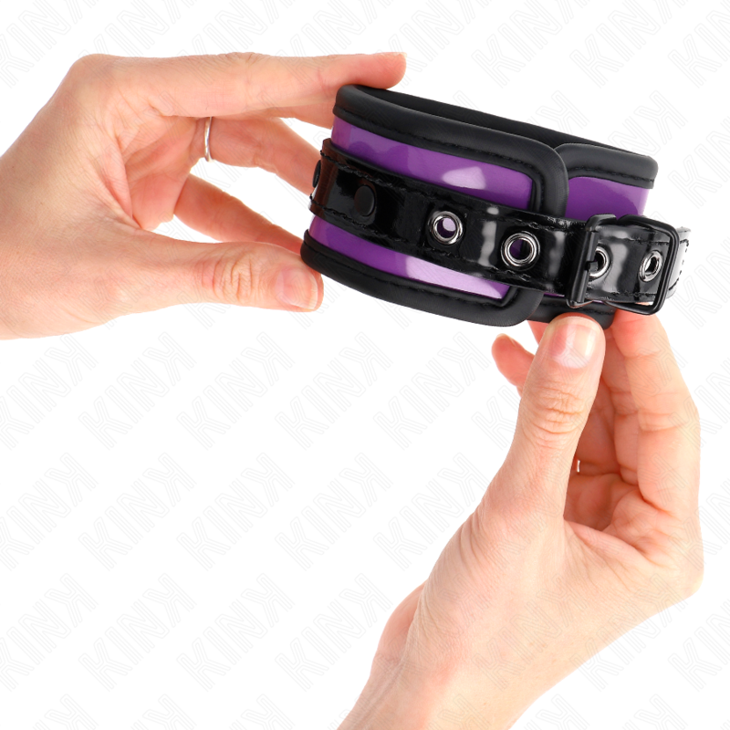 KINK - ADJUSTABLE LIGHT PURPLE NEOPRENE WRISTBANDS 21-28 CM X 5 CM