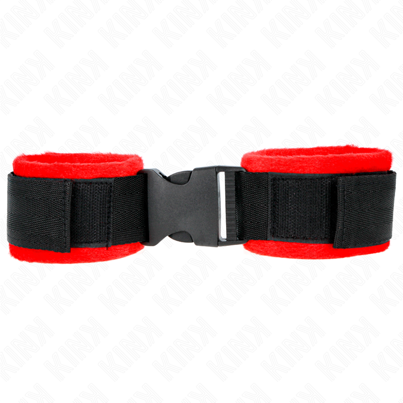 KINK - BLACK NYLON HOOK AND LOOP WRIST RESTRAINTS MODEL 1 ADJUSTABLE 25-35 CM X 6 CM