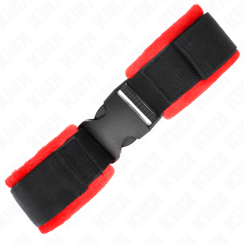 KINK - BLACK NYLON HOOK AND LOOP WRIST RESTRAINTS MODEL 1 ADJUSTABLE 25-35 CM X 6 CM