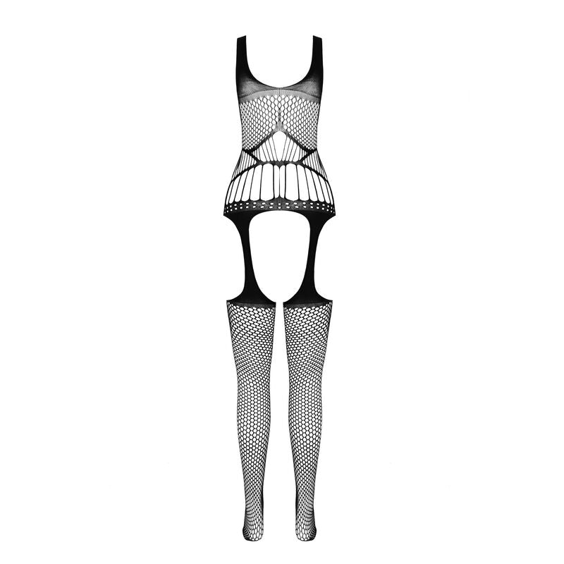 PASSION - BS 106 BLACK BODYSTOCKING ONE SIZE