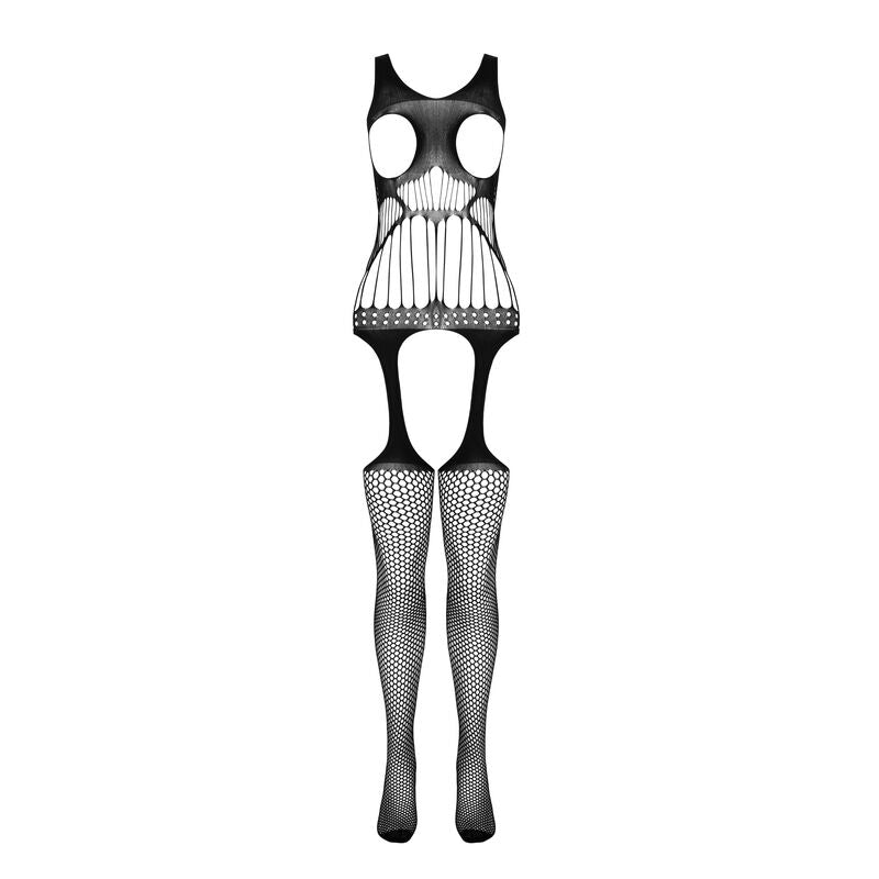 PASSION - BS 106 BLACK BODYSTOCKING ONE SIZE