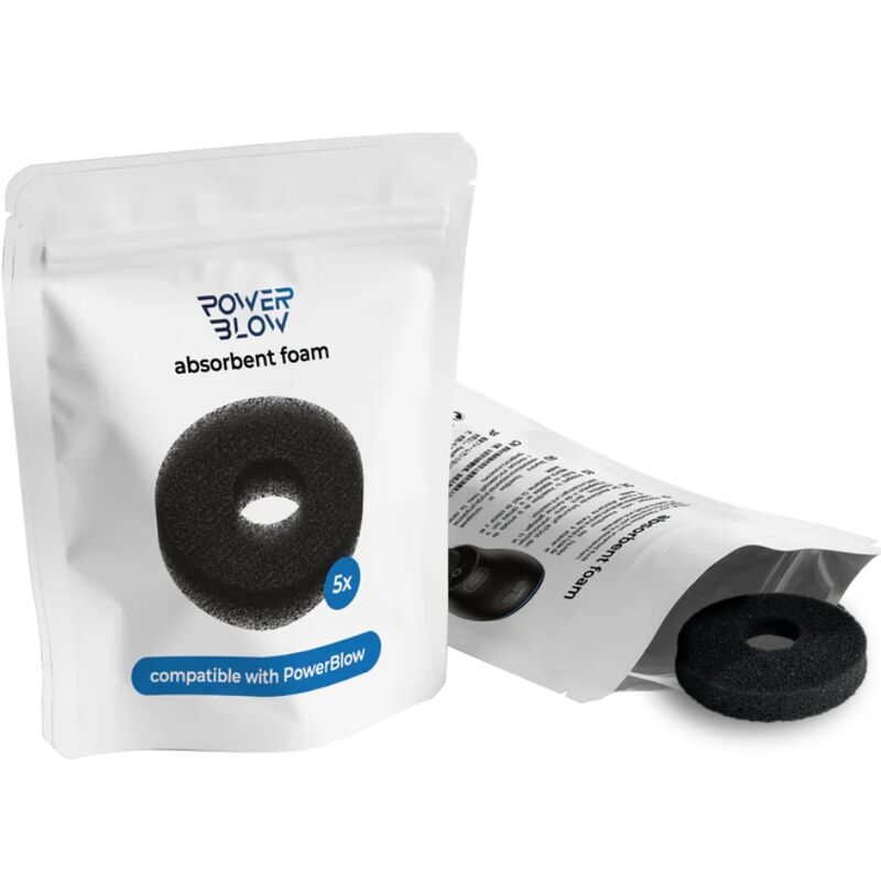 KIIROO - POWER BLOW ABSORBENT FOAM PACK OF 5