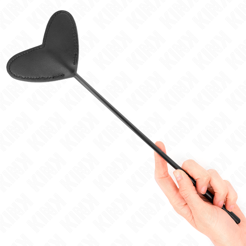 KINK - BLACK HEART SHAPED PADDLE 33 X 10 CM