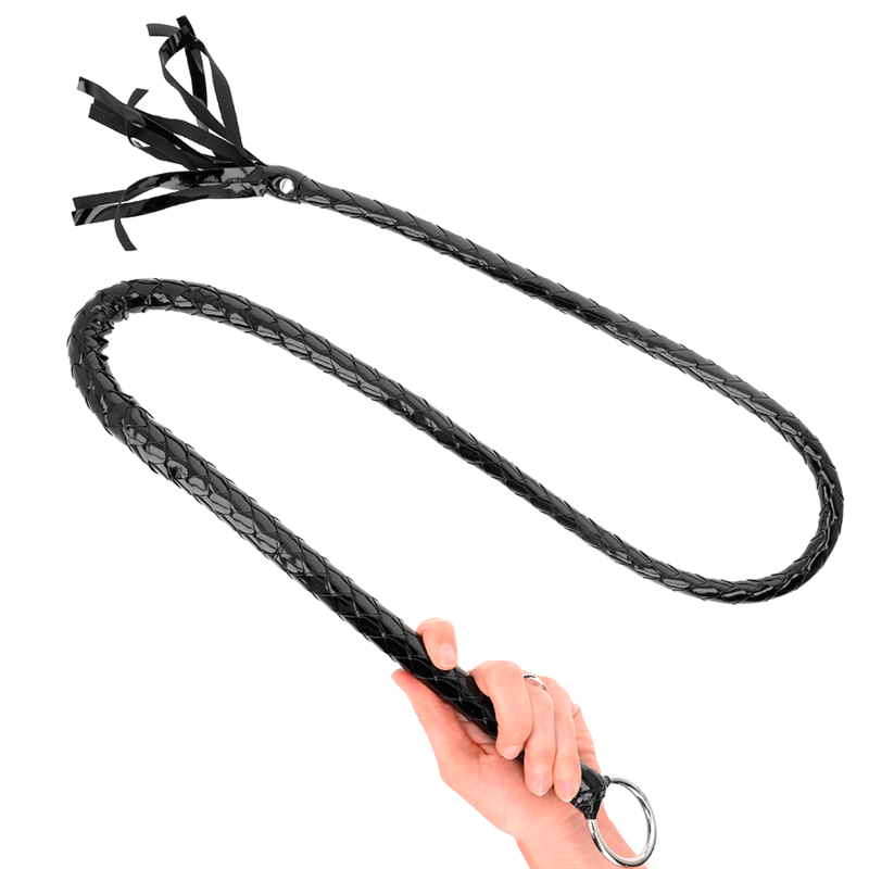 KINK - GLOSSY PVC LONG WHIP 138 CM