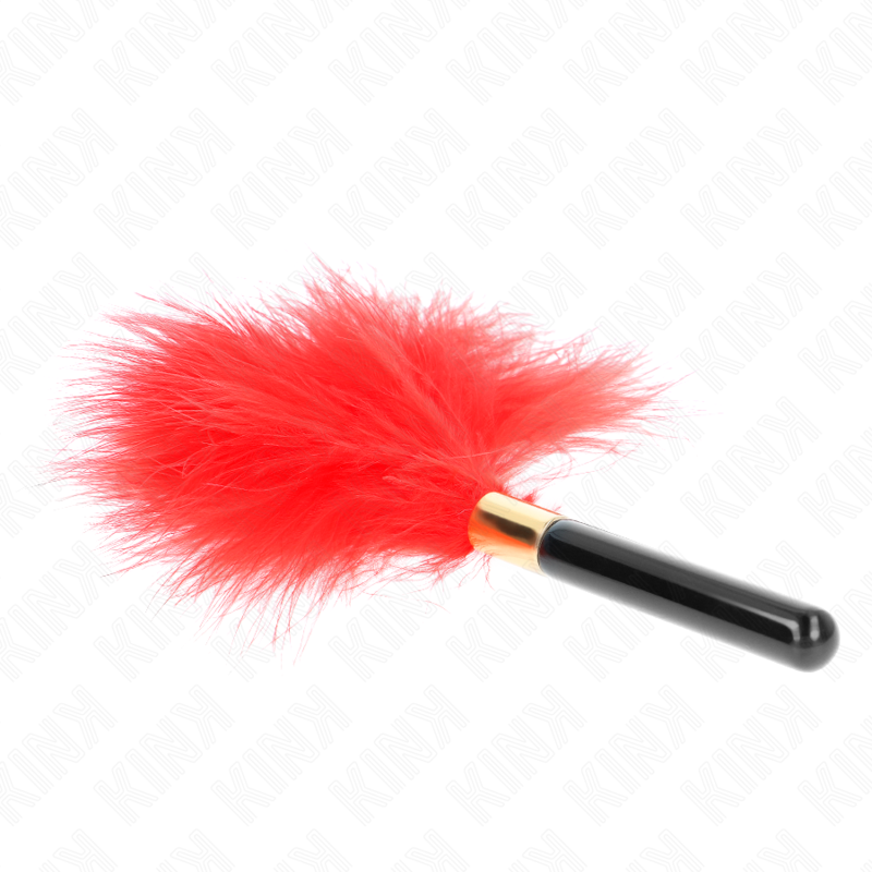 KINK - RED GOLD METAL CHAKUL FEATHERS 18 CM