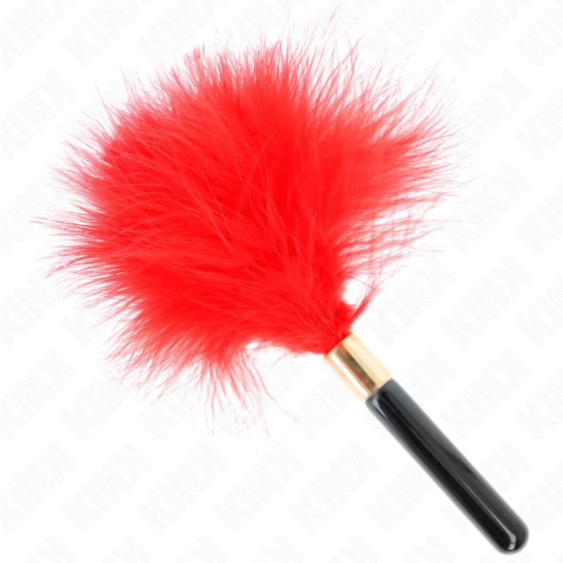 KINK - RED GOLD METAL CHAKUL FEATHERS 18 CM