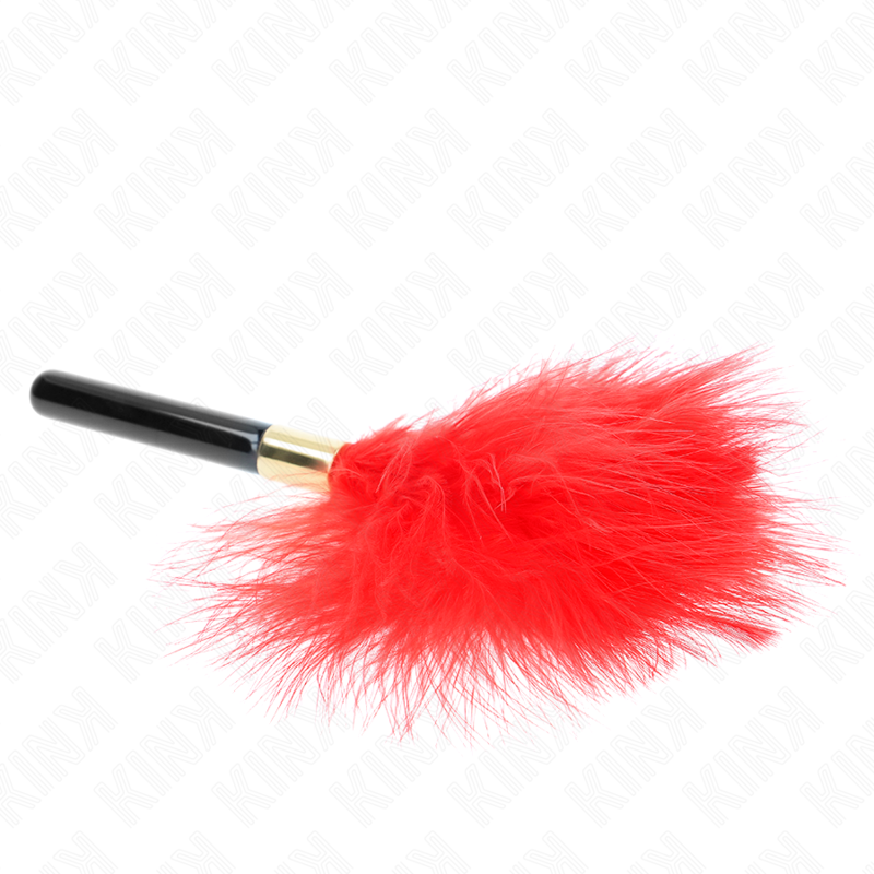 KINK - RED GOLD METAL CHAKUL FEATHERS 18 CM