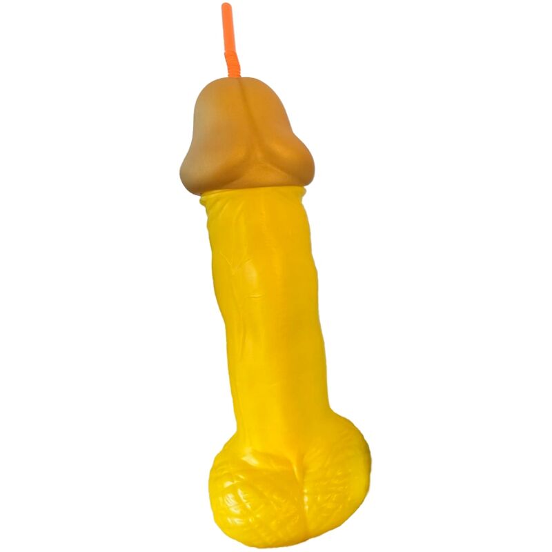 DIABLO PICANTE - YELLOW PLASTIC PENIS CUP