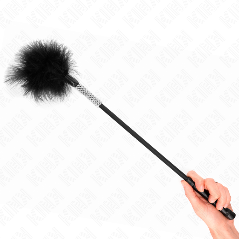 KINK - TICKLING FEATHERS WITH RHINESTONE HANDLE 50 CM
