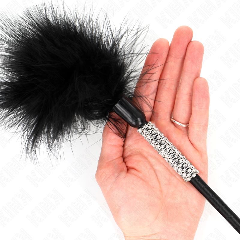 KINK - TICKLING FEATHERS WITH RHINESTONE HANDLE 50 CM
