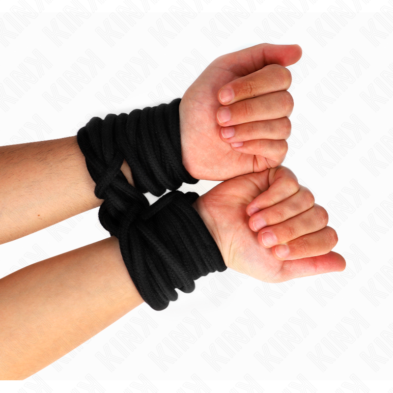 KINK - COTTON ROPE 10 METERS BLACK