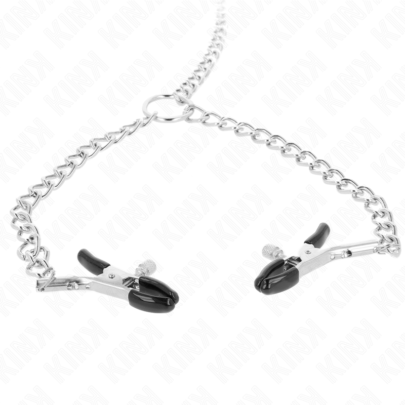 KINK - 4 NIPPLE CLAMPS CHAIN 32 CM WITH SMALL CHAINS 14 CM