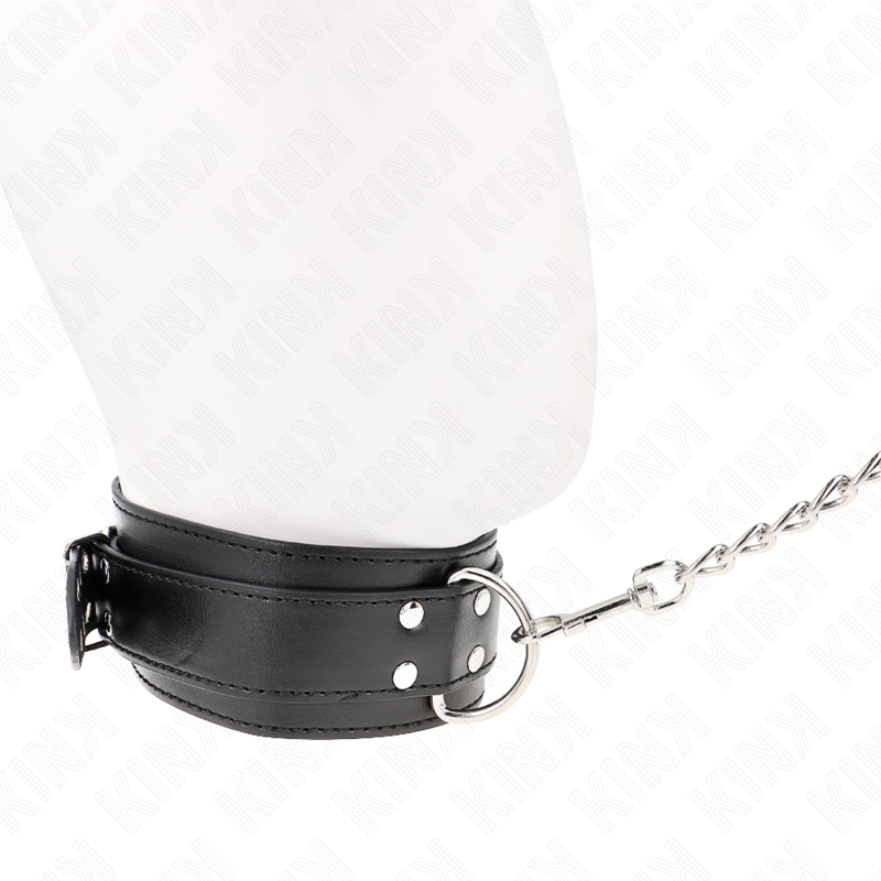 KINK - NECKLACE WITH BRACELET 65 CM SILVER ADJUSTABLE BUCKLES 33-46 CM X 5.5 CM