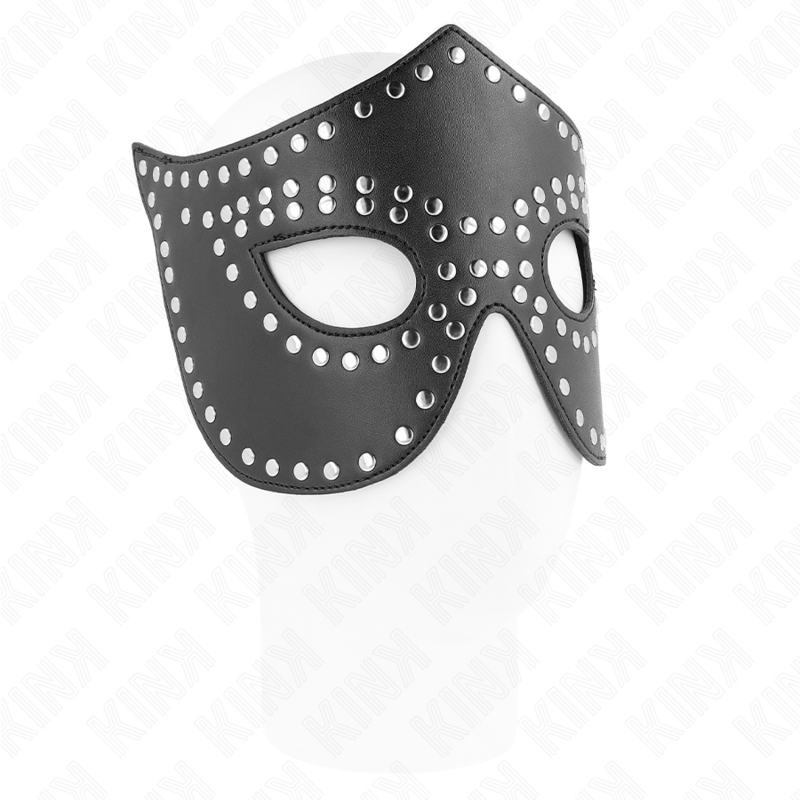 KINK - FAUX LEATHER RIVET MASK MODEL 2 30 x 12 CM