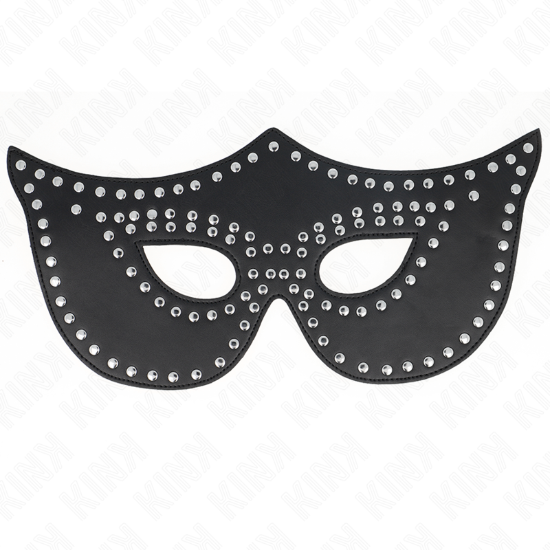 KINK - FAUX LEATHER RIVET MASK MODEL 2 30 x 12 CM