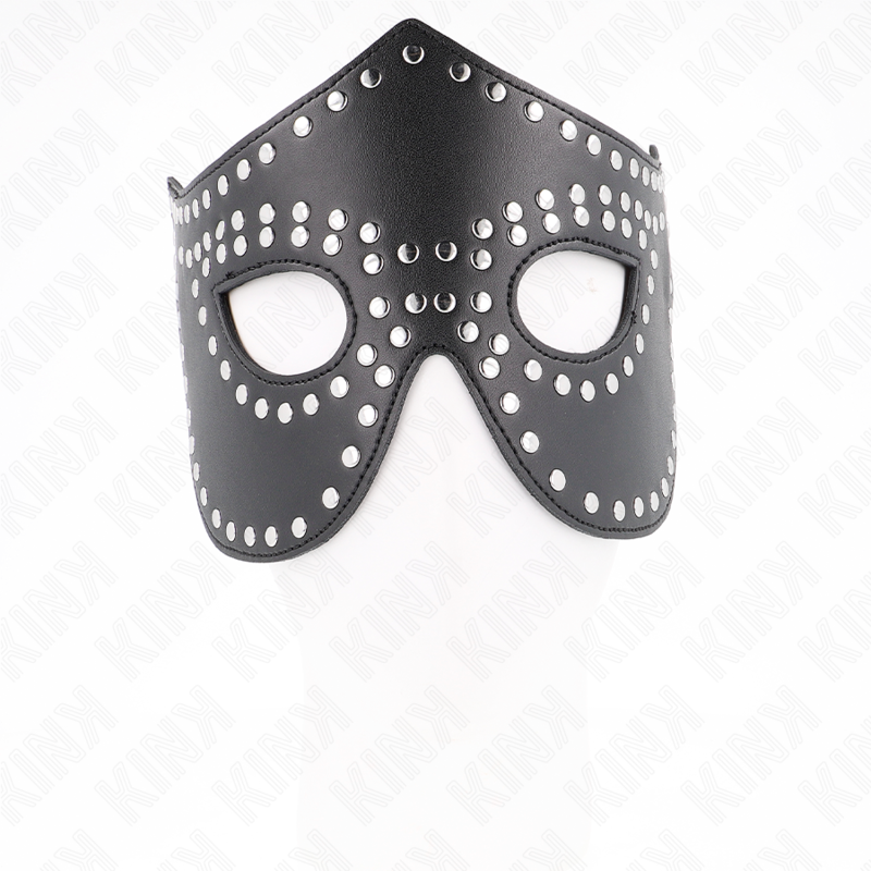KINK - FAUX LEATHER RIVET MASK MODEL 2 30 x 12 CM