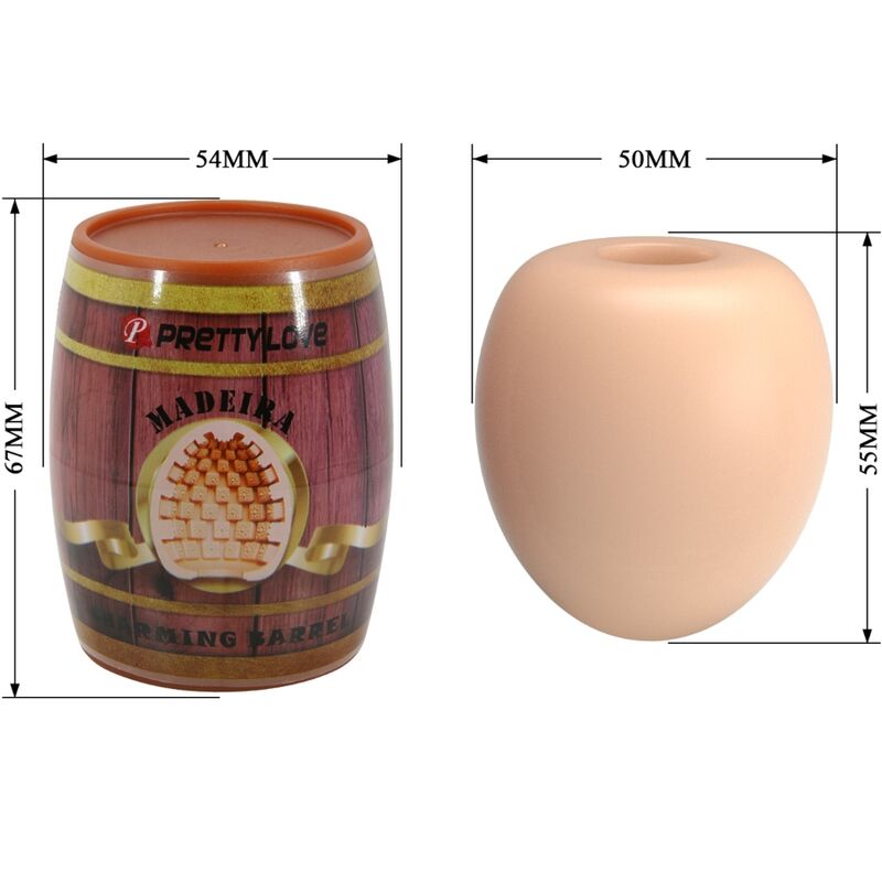 PRETTY LOVE - EGG FLESH MASTURBATOR FOR MEN MODEL 2