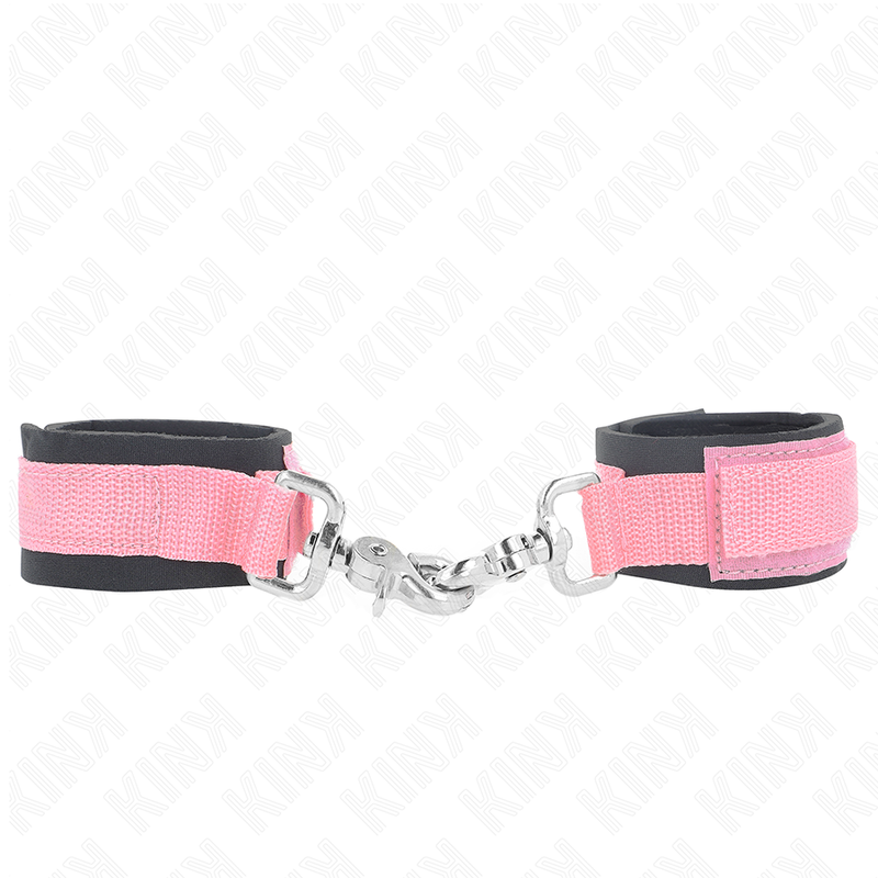 KINK - ADJUSTABLE PINK NEOPRENE WRIST SUPPORTS 22-34 CM